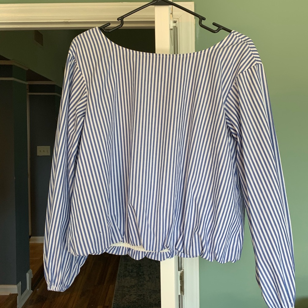 Anthropologie Striped Blouse